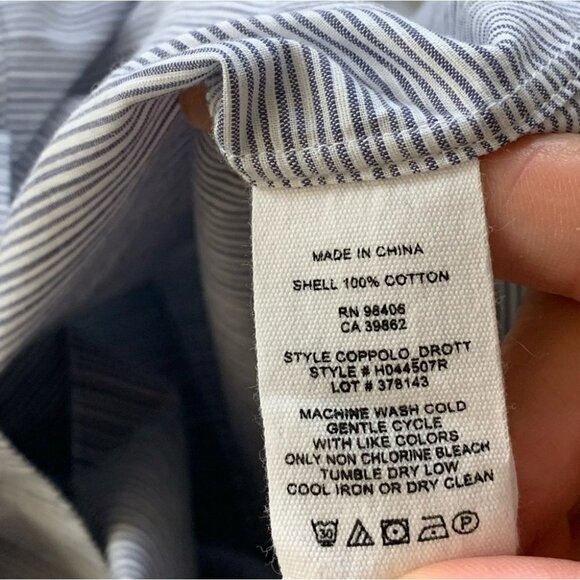 Theory Coppolo Drott Button Front Short Sleeve Shirt - Picture 6 of 9